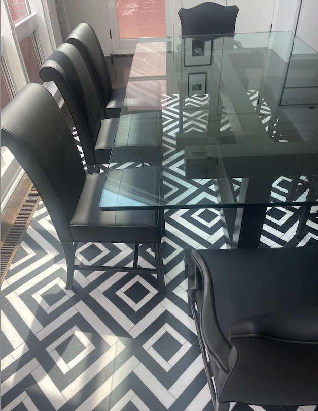 reupholstered chair